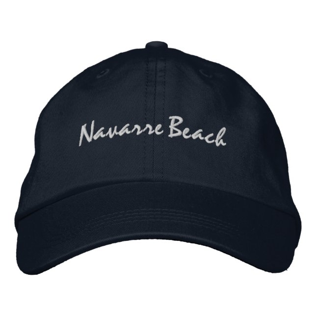 Boné Navarre Beach Florida Embroidered Baseball Hat (Frente)