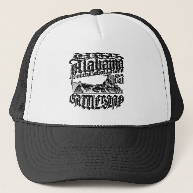 Boné Navio-batalhão Alabama Trucker Hat Trucker Hat (Frente)