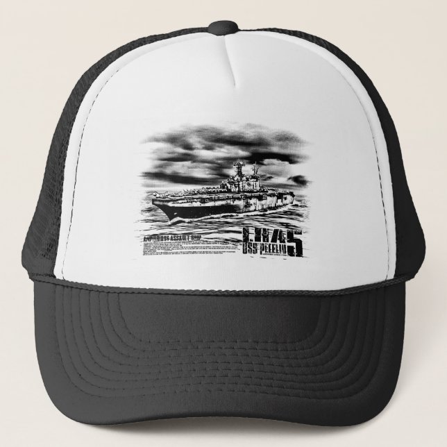 Boné Navio de ataque anfíbio Peleliu Hat (Frente)