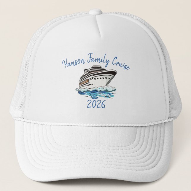 Boné Navio de Cruzeiro Personalizado (Frente)