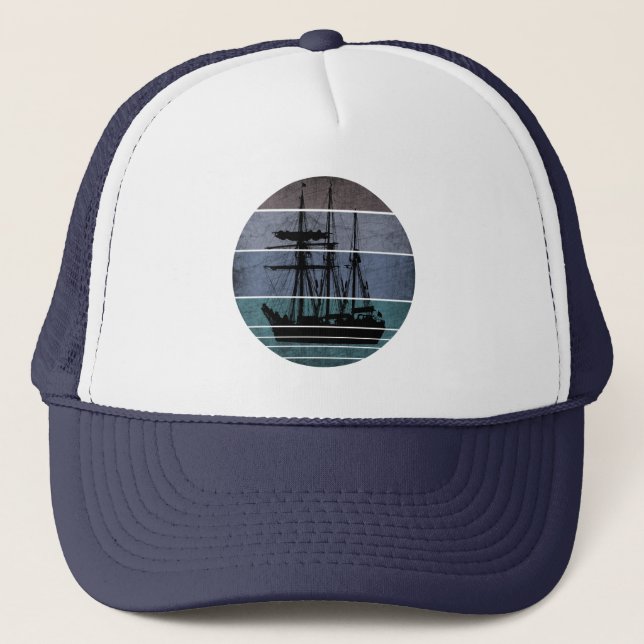 BONÉ NAVIO DE VINTAGEM TRENDY PESCADORES (Frente)