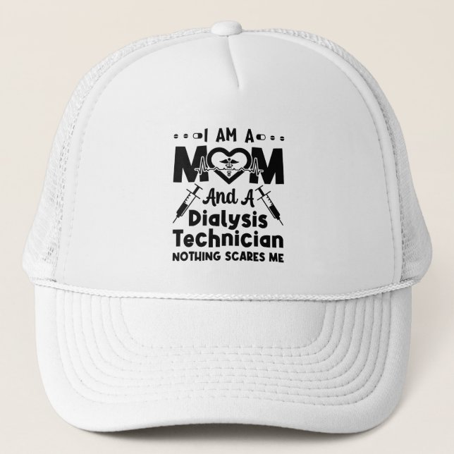 Boné Nefrologia Sou Mãe E Técnica De Diálise (Frente)