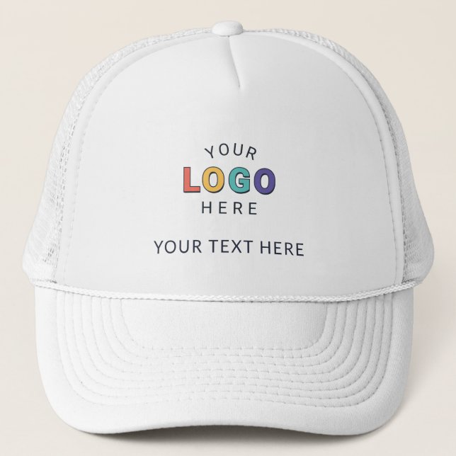 Boné Negócios com Logotipo Personalizado (Frente)