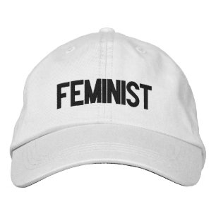 Boné Negrito branco-negro feminista