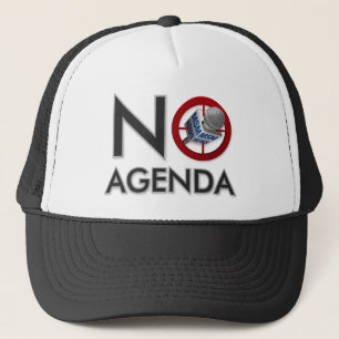 Boné Nenhum chapéu do logotipo da agenda