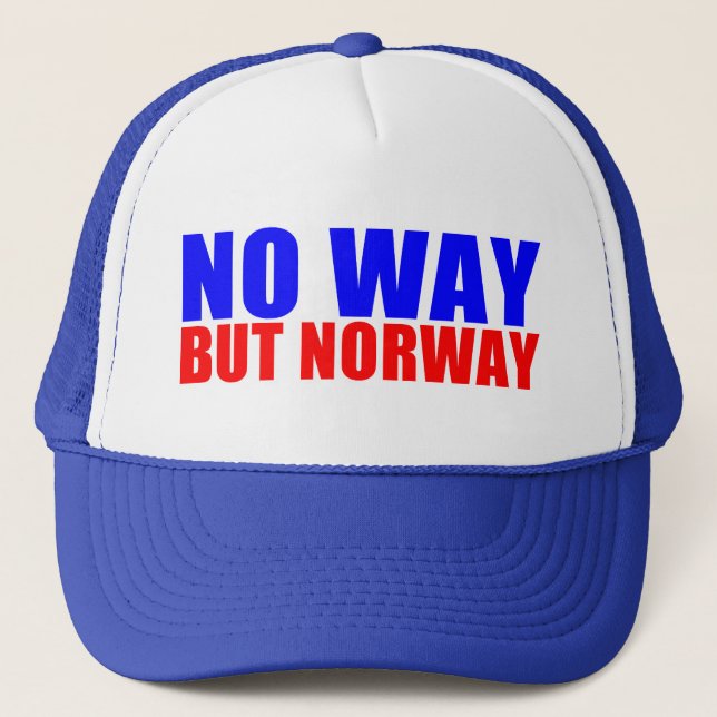 BONÉ NENHUMA MANEIRA MAS NORUEGA (Frente)