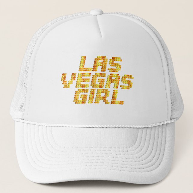 Boné Neon Lights - Las Vegas Girl (Frente)