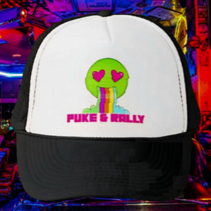 Boné Neon Puke & Rally Trucker   Retorno das Festa