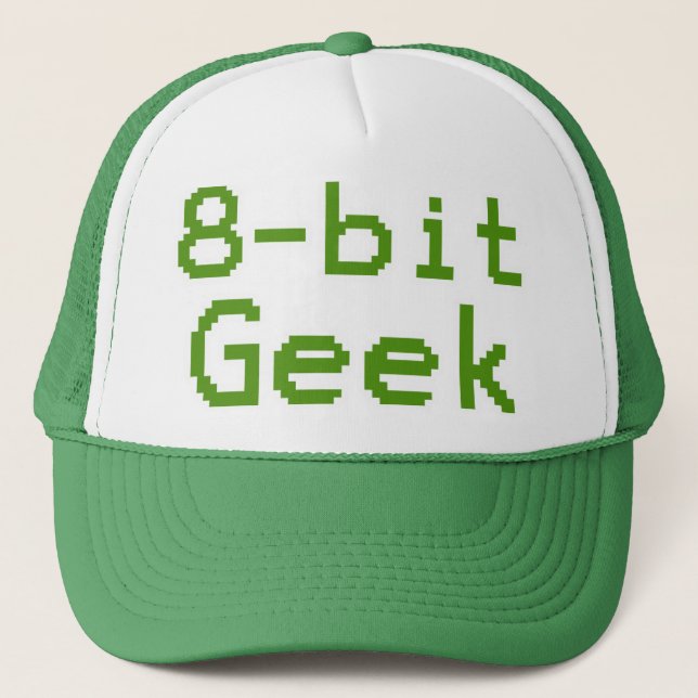 Boné nerd Humorístico de 8 bits (Frente)
