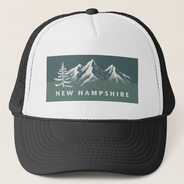 Boné New Hampshire Estados Unidos da América (Frente)