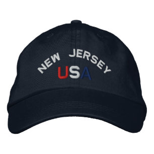 Boné New Jersey USA Boriderou Marinho Blue Hat