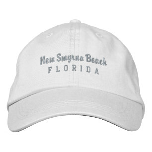 Boné New Smyrna Beach, Flórida, bordou o chapéu de base