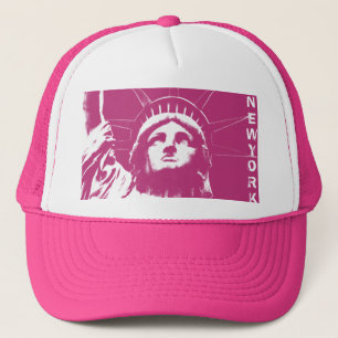 Boné New York tampa presentes cor-de-rosa da liberdade