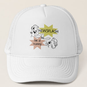Boné Newsflash eu sou t-shirt e presentes de um