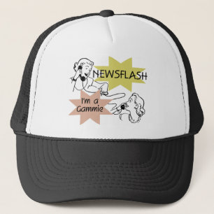 Boné Newsflash eu sou t-shirt e presentes de um Gammie