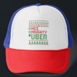 Boné Nice Naughty Uber Funny Christmas Matching Gift<br><div class="desc">christmas, santa, Uber, funny, knitted, naughty, gift, coach, ugly, sweater</div>
