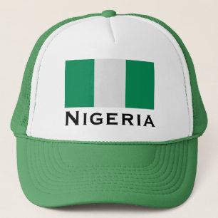Boné Nigéria com bandeira nigeriana (África Ocidental)