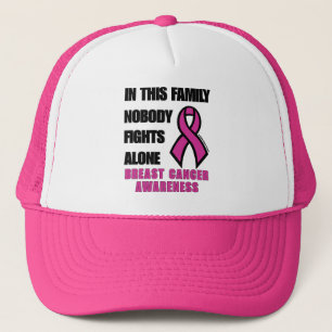 Boné NINGUÉM LUTA SOZINHO...Cancer