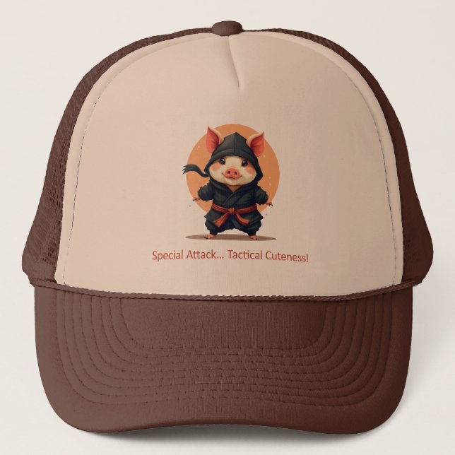 Boné Ninja Pig (Frente)