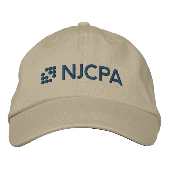 Boné NJCPA Beisebol Hat- Khaki - (Frente)