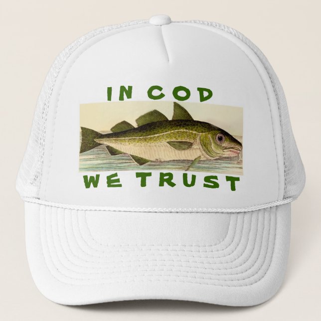 Boné No bacalhau nós confiamos (Frente)