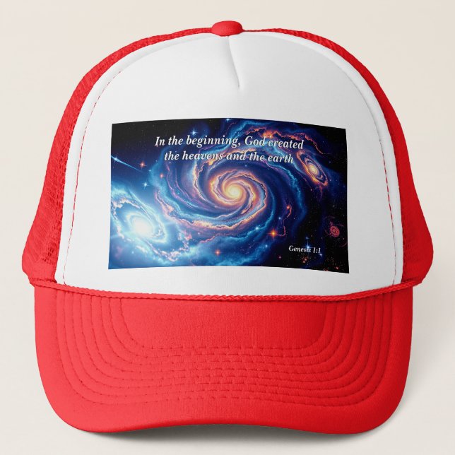 Boné No começo, Deus e Criação Verso (Frente)