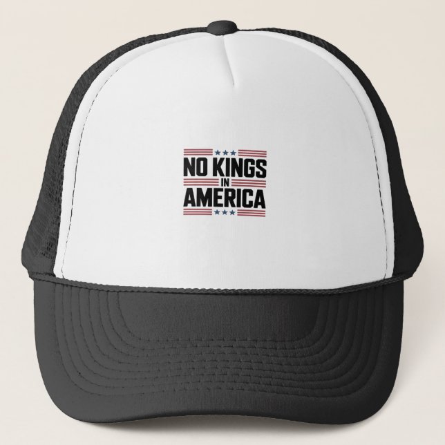 Boné No Kings In America USA Creative Style (Frente)