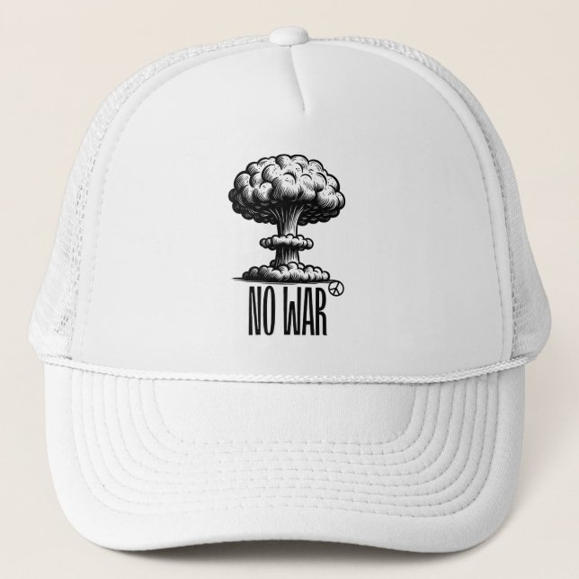 Boné NO TO WAR Trucker Hat (Frente)