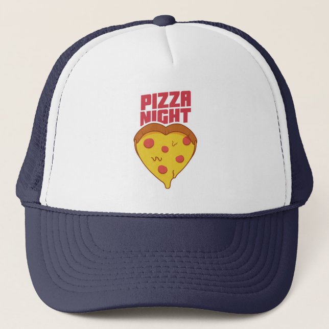 Boné Noite de Pizza   (Frente)