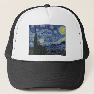 Boné Noite estrelado de Van Gogh