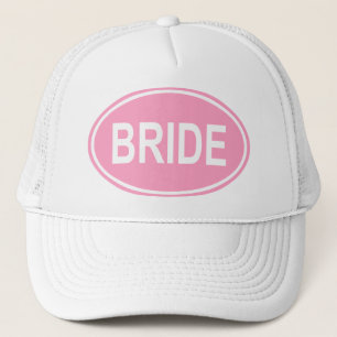 Boné Noiva que Wedding o rosa oval