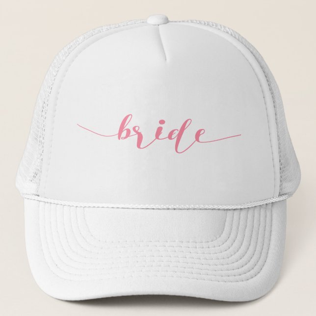 Boné Noiva - Tipografia Moderna e Elegante em Script (Frente)