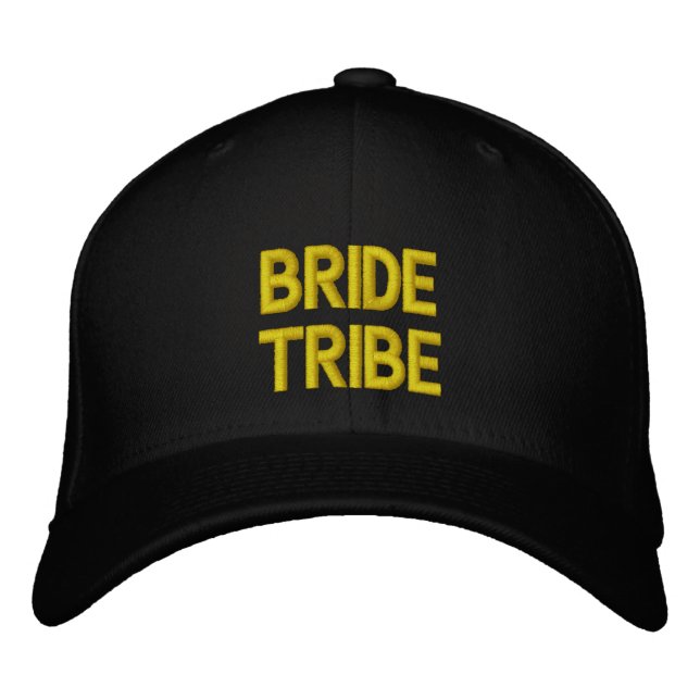 Boné Noiva Tribo Dourado Tipografia Despedida Embroider (Frente)