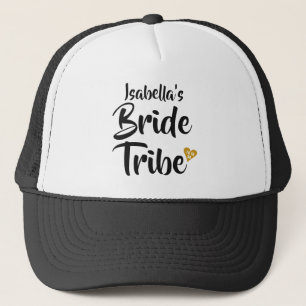 Boné Noiva Tribo Ouro Data Coração Personalizado