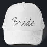 Boné Noiva Trucker Hat<br><div class="desc">Perfeito para uma festa de solteira ou lua de mel!</div>