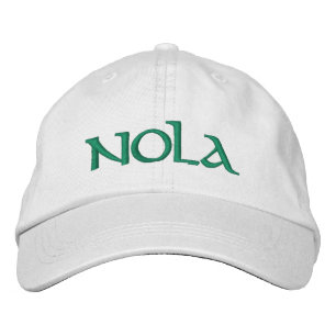 Boné Nola Mardi Gras bordado personalizado