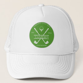 Boné Nome Clássico do Clube de Golfe Verde