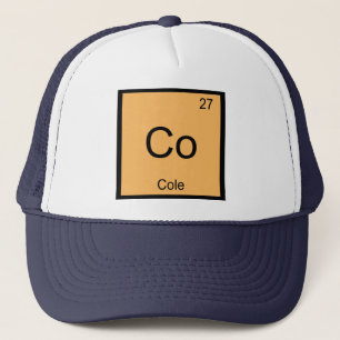 Boné Nome Cole Química Elemento Tabela Periódica