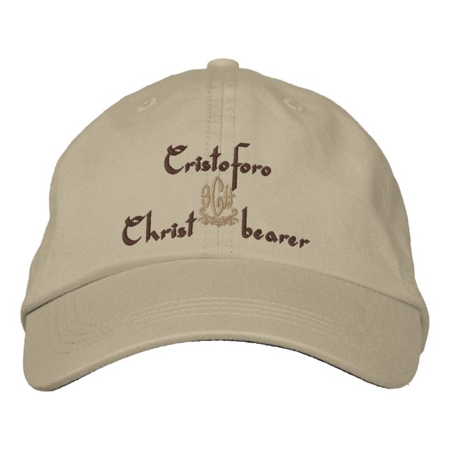 Boné Nome Cristoforo com significado italiano (Frente)