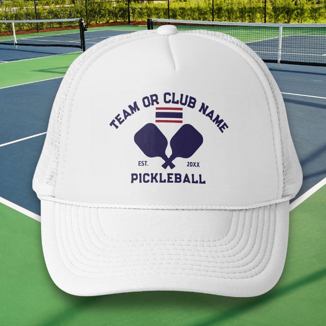 Boné Nome da Equipe do Clube de Pickleball Tailândia Ba (Criador carregado)