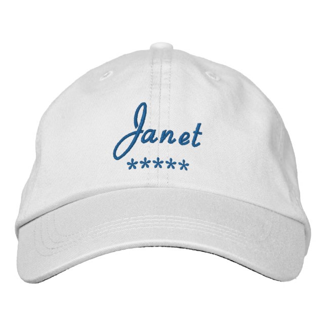 Boné Nome da Janet (Frente)