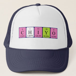 Boné Nome da mesa periódica Chiyo