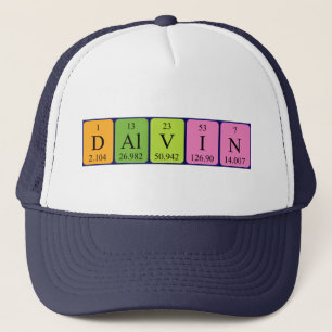Boné Nome da mesa periódica Dalvin que
