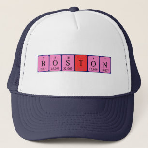 Boné Nome da mesa periódica de Boston que
