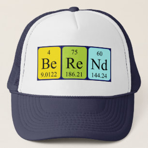 Boné Nome da mesa periódica do Berend que