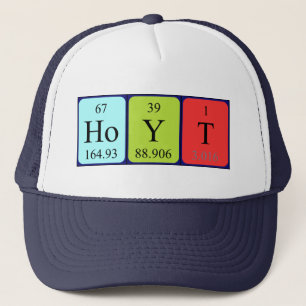 Boné Nome da mesa periódica Hoyt que
