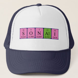Boné Nome da mesa periódica Sonali que