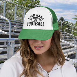 Boné Nome de Equipe de Futebol Personalizado Número Ver