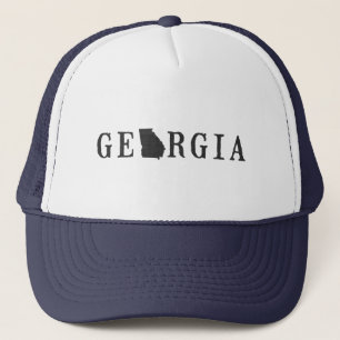 Boné Nome de Geórgia com letra dada forma estado