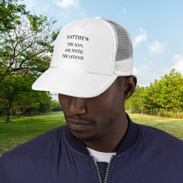 Boné nome de homem mito lenda divertido